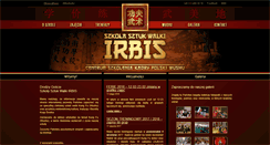 Desktop Screenshot of irbis-wushu.pl